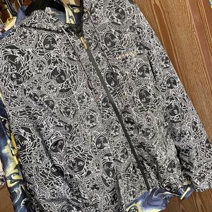 Rare Versace Medusa everywhere hooded jacket / windbreaker
